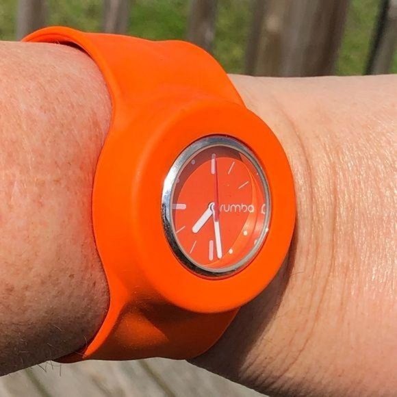 Orange Rumba Slap Watch New Battery - Picture 3 of 4